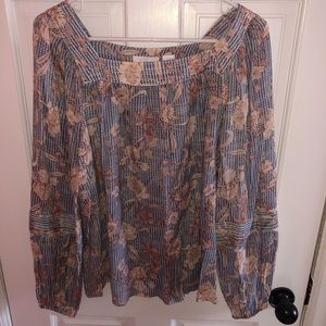 lauren conrad floral shirt